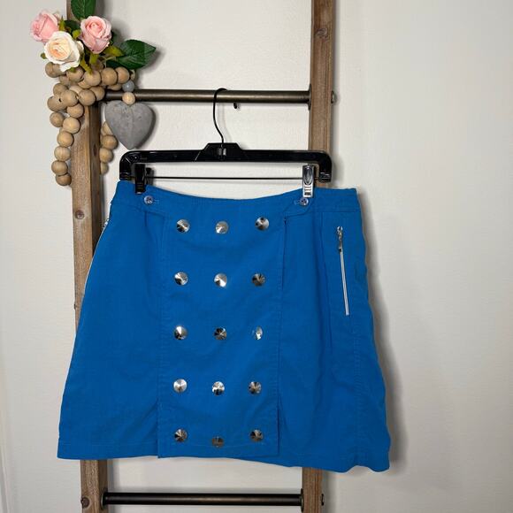 Jamie‎ Sadock Blue Golf Mini Skirt Size 12 - Picture 1 of 9